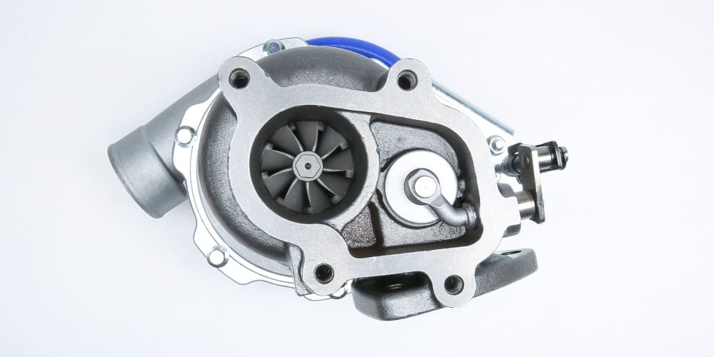 Turbocharger Showing Wastegate Actuator Shaft Sealing Application